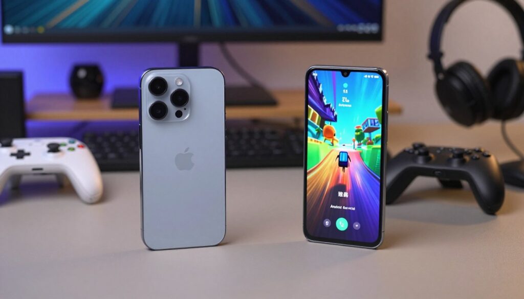 iPhone 17とAndroidのゲーミング性能比較
